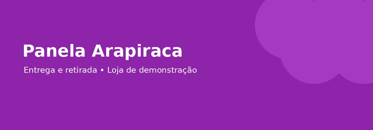 Capa de Panela Arapiraca